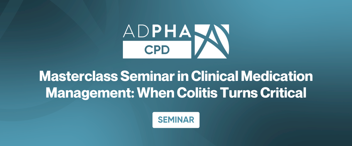 Masterclass Seminar in Clinical Medication Management: When Colitis Turns Critical